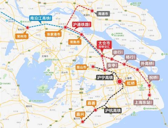 上海到张家港高铁