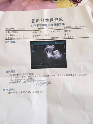 两个月没有胎心
