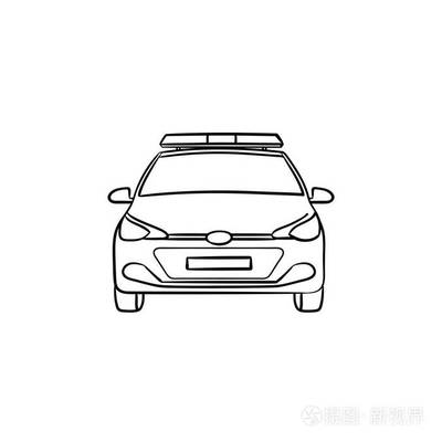 怎么样画警车