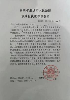 拒不履行生效法律文书