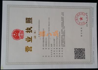 武汉营业执照查询