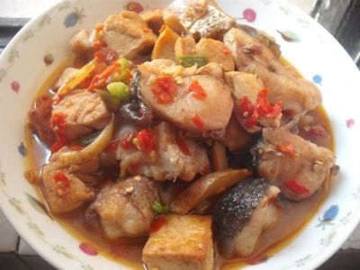 鱼块烧豆腐