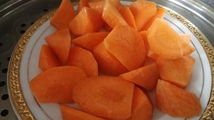 蒸胡萝卜