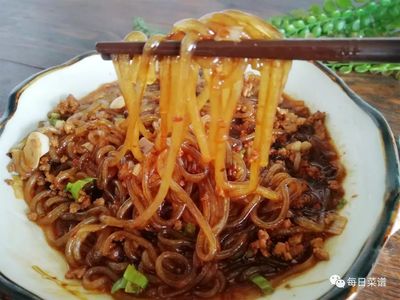 肉末粉条的家常做法