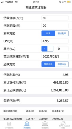 商业贷款提前还款计算器