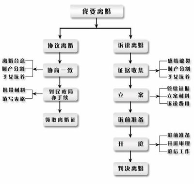 办理离婚的流程