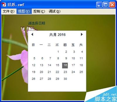 简单日期选择插件