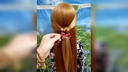 半披肩编发