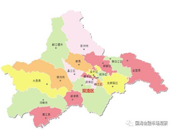 成都区划地图