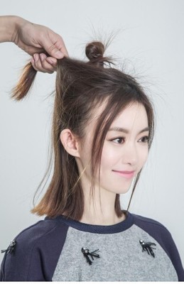 长发可以扎半丸子头吗