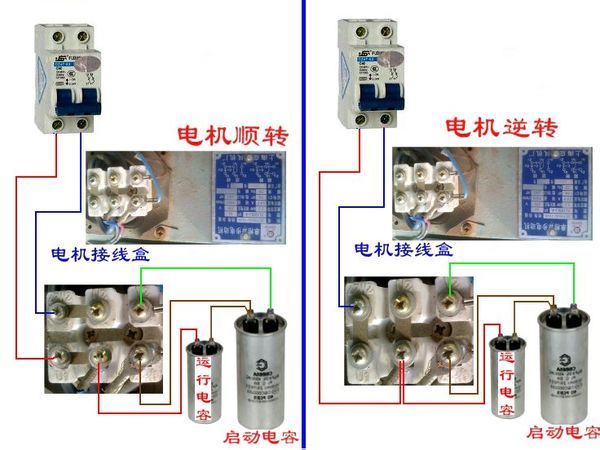 电机上的电容在什么位置