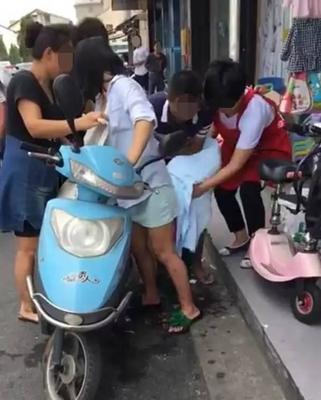 孕妇骑车