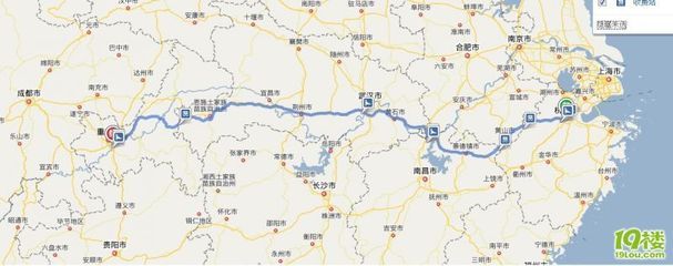 从上海开车回四川攻略