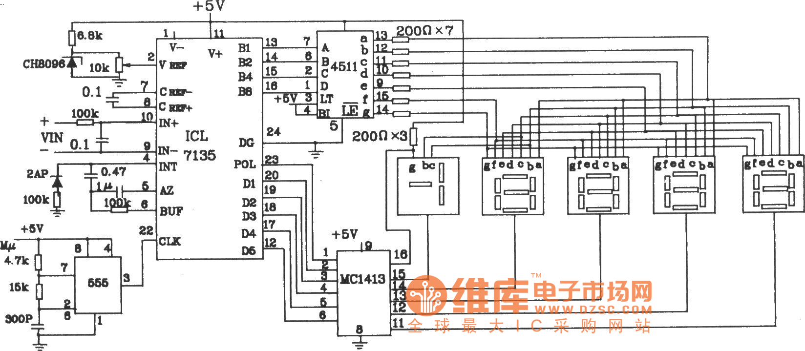 数字电压表和数字万用表的原理