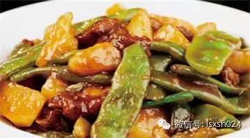 土豆豆角炖肉图片