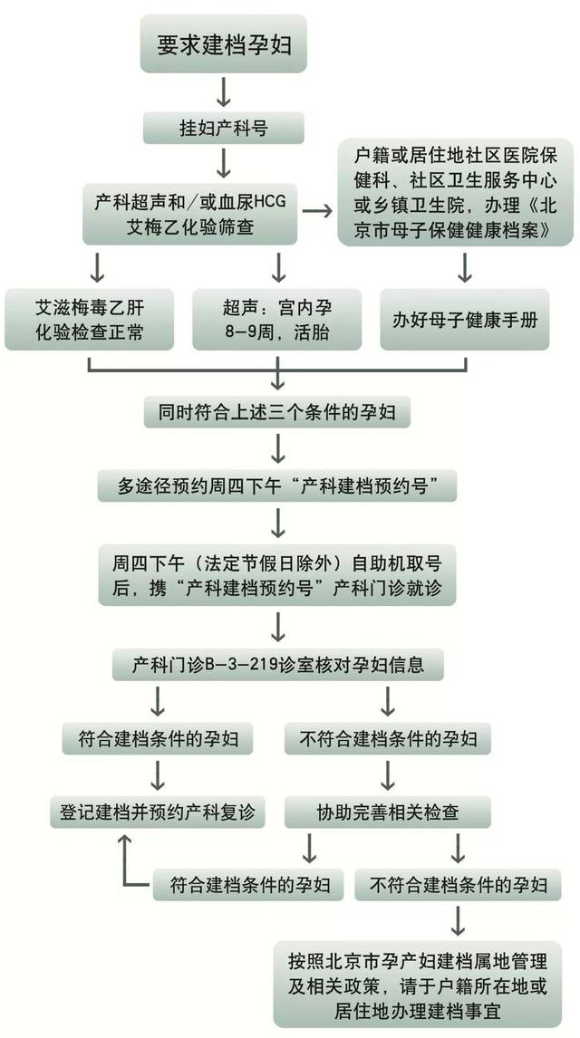 孕妇建档流程