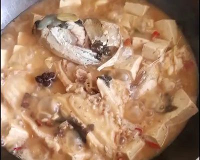 豆腐炖鱼块的家常做法