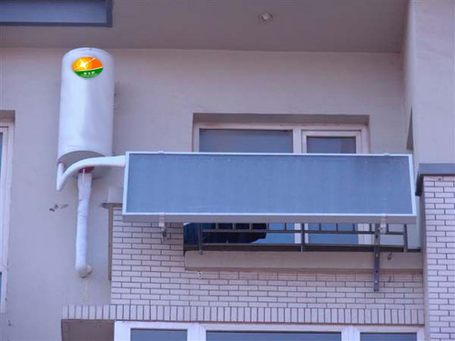 壁挂式太阳能热水器安装图