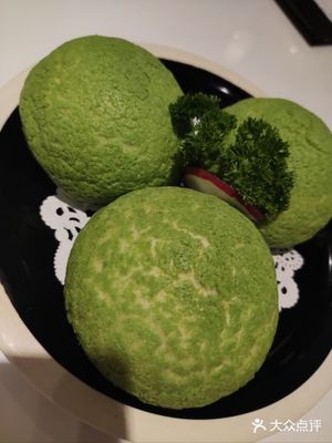 菠菜汁做香菇牛肉包