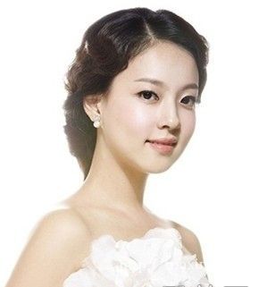 韩式婚纱照新娘发型