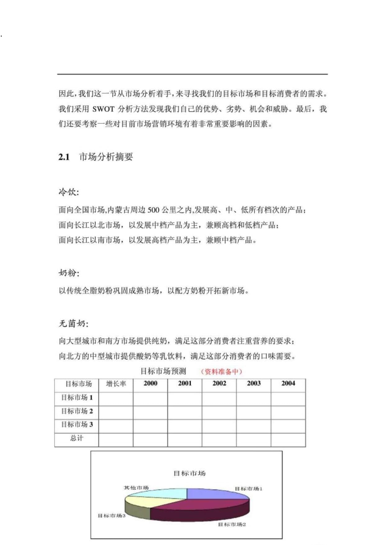 市场营销计划书怎么写