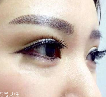 纹眉后忌口
