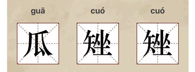 cuo烂了的cuo字怎么写