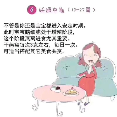 怀孕吃燕窝的好处