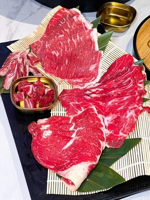雪花猪肉图片