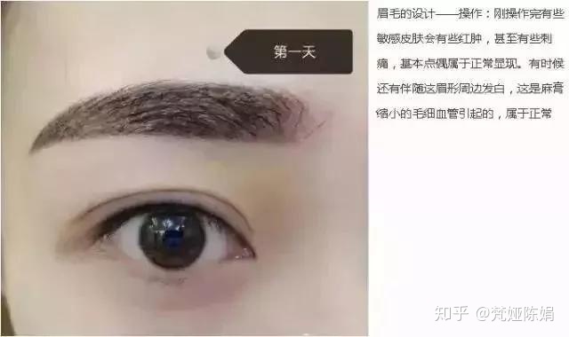 纹眉第四天