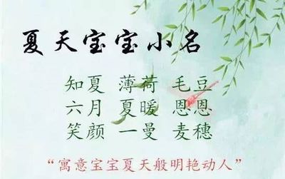 小名麦穗寓意