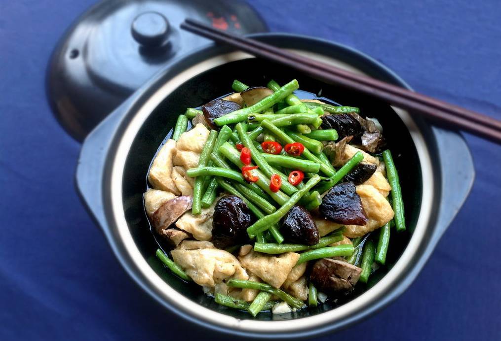 豆腐香菇烧鸡