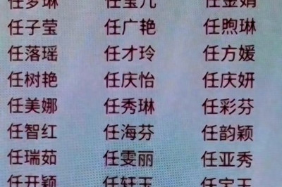 任姓宝宝100分名字