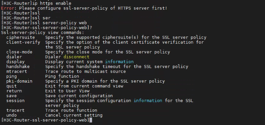 https server enable