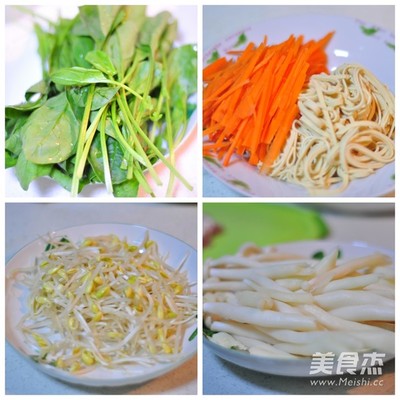 凉拌素什锦做法
