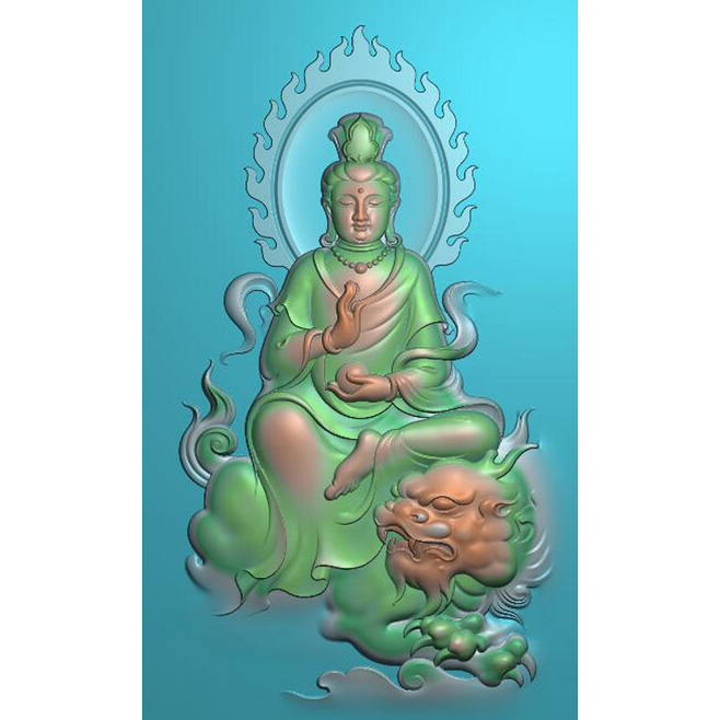 电脑雕刻观世音