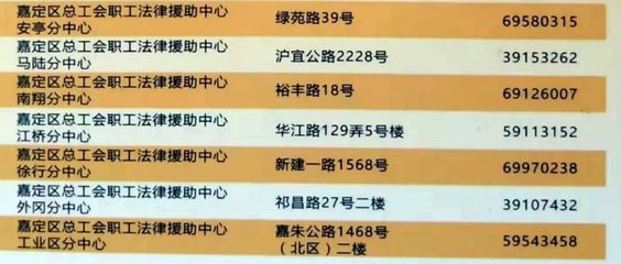 免费法律援助中心电话