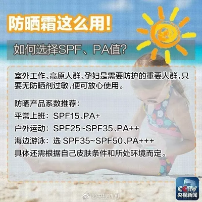户外工作怎么防晒