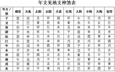 八字天乙贵人查询