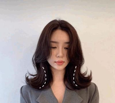 懒人烫中长发