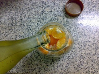 橘子泡酒的制作方法
