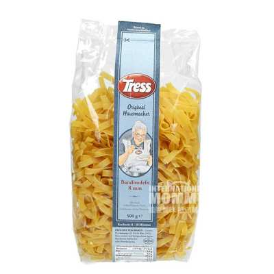 Tress 德国Tress硬粒小麦鸡蛋宽面条意大利面 本土原版