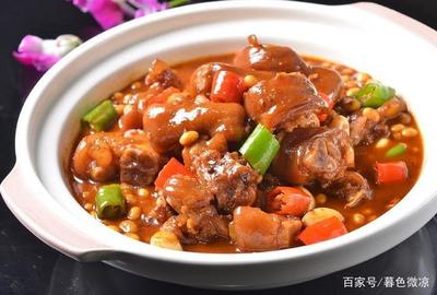 大豆蹄花的制作方法