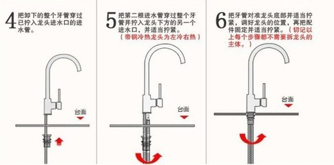 厨房水龙头分叉