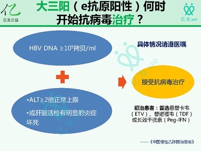 大三阳携带者e抗原是多少