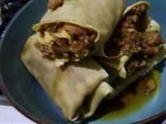 肉卷豆皮的做法大全家常