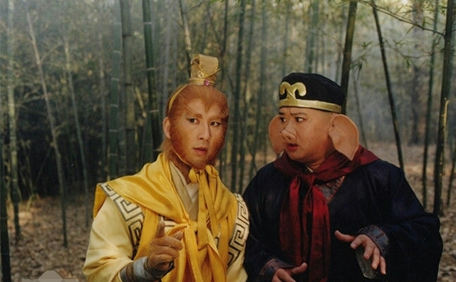 曹荣版《西游记后传》珍贵幕后剧照!网友:鬼畜.