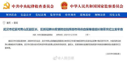 党纪立案审查