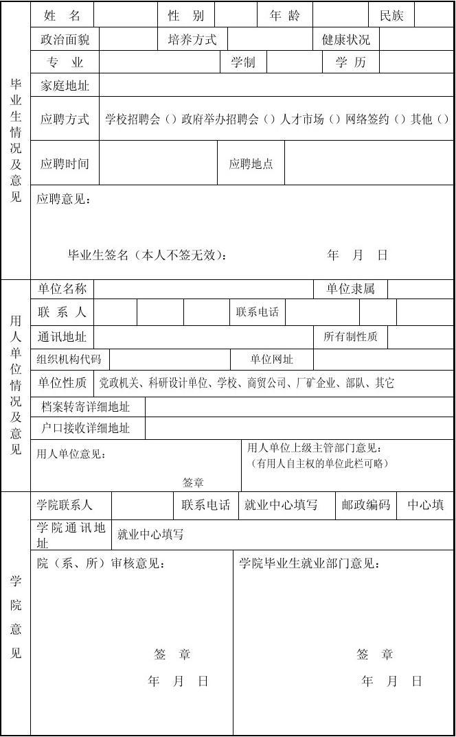 就业协议