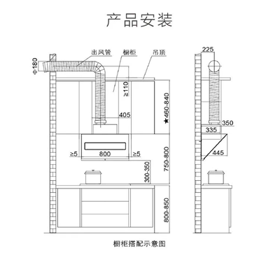 吊顶烟机橱柜安装顺序